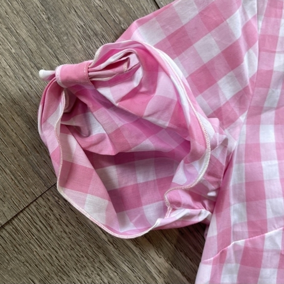 Banana Republic Pink and White gingham Size XS - Picture 2 of 5